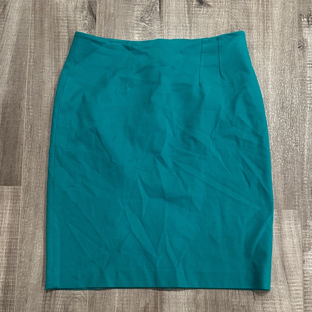 Halogen Teal Pencil Skirt